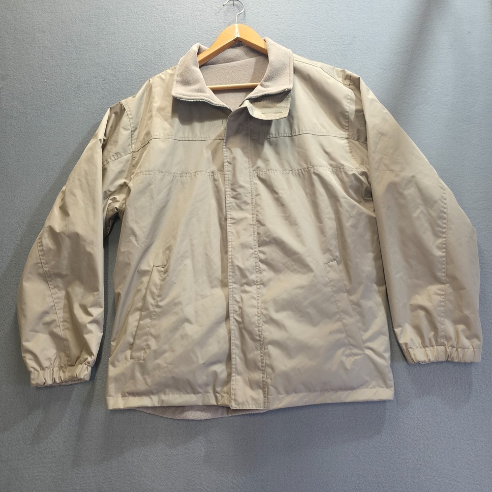 Athletic Works Men's Reversible‎ Fleece Jacket Size Large